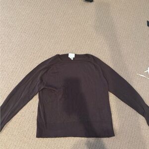 Women’s H&M Boatneck Brown Sweater